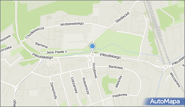 Police, Rondo Pionierów Polic, mapa Police