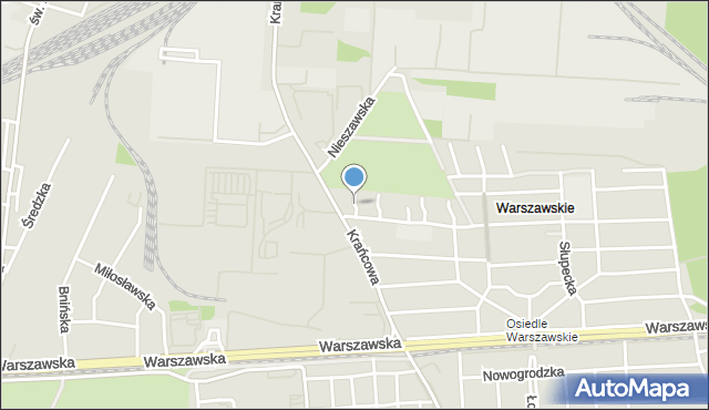 Poznań, Rogowska, mapa Poznania