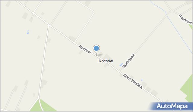 Rochów gmina Grabów, Rochów, mapa Rochów gmina Grabów