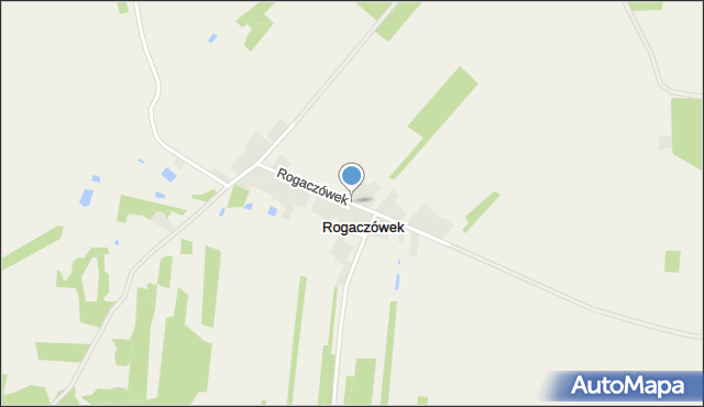 Rogaczówek, Rogaczówek, mapa Rogaczówek