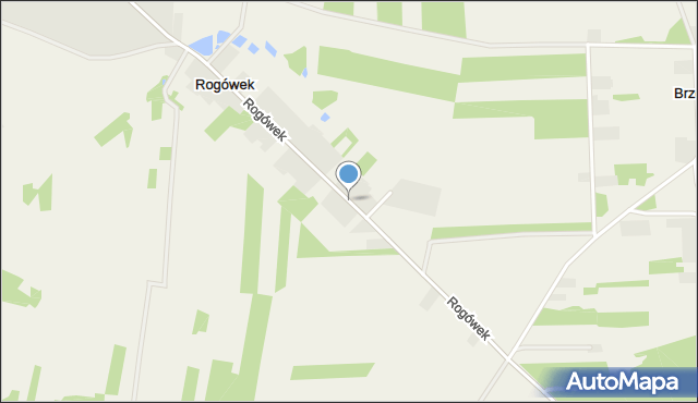 Rogówek gmina Gowarczów, Rogówek, mapa Rogówek gmina Gowarczów