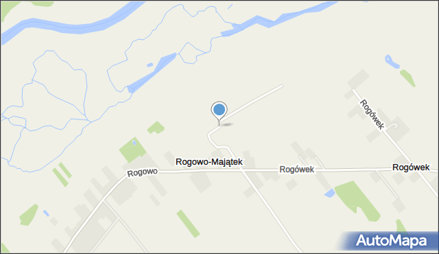 Rogowo-Majątek, Rogowo-Majątek, mapa Rogowo-Majątek