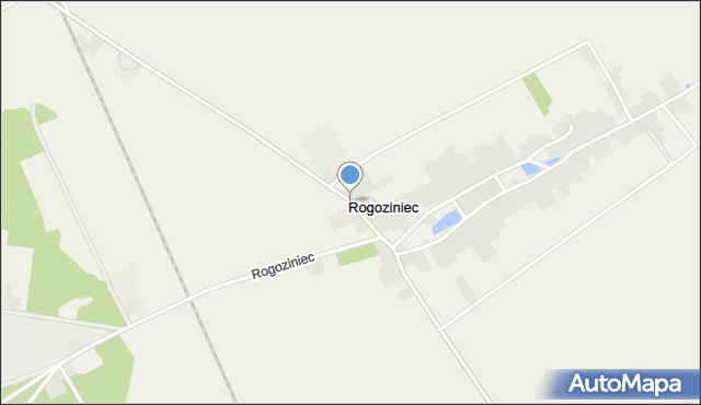 Rogoziniec, Rogoziniec, mapa Rogoziniec