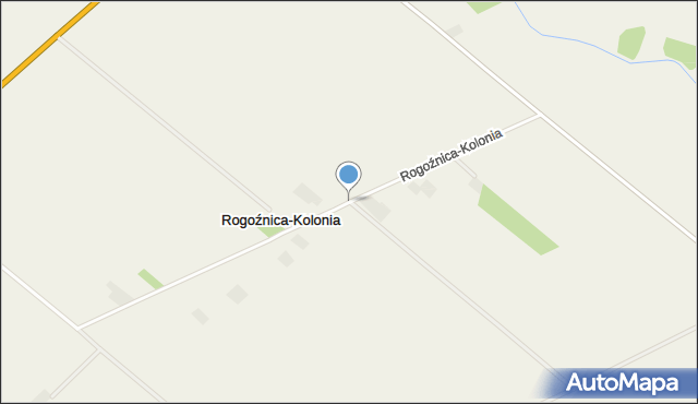 Rogoźnica-Kolonia, Rogoźnica-Kolonia, mapa Rogoźnica-Kolonia