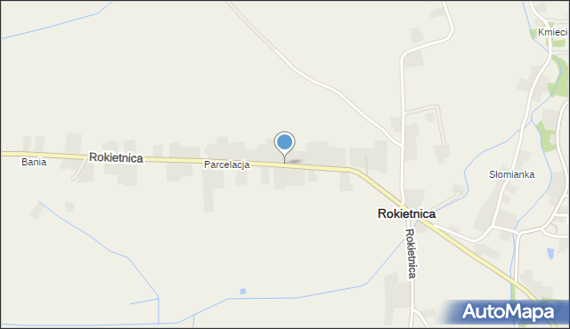 Rokietnica powiat jarosławski, Rokietnica, mapa Rokietnica powiat jarosławski