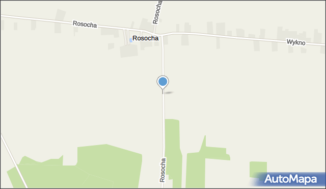 Rosocha gmina Będków, Rosocha, mapa Rosocha gmina Będków