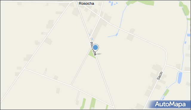 Rosocha gmina Nowe Miasto nad Pilicą, Rosocha, mapa Rosocha gmina Nowe Miasto nad Pilicą