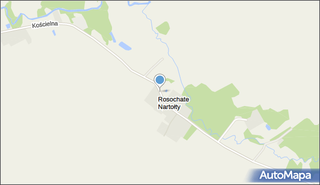 Rosochate Nartołty, Rosochate Nartołty, mapa Rosochate Nartołty