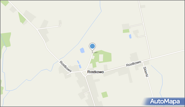 Rostkowo gmina Czernice Borowe, Rostkowo, mapa Rostkowo gmina Czernice Borowe