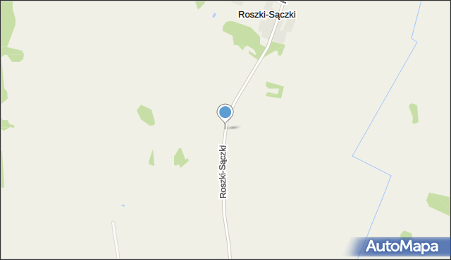 Roszki-Sączki, Roszki-Sączki, mapa Roszki-Sączki