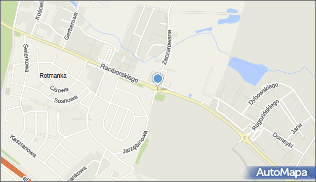 Rotmanka, Rondo Rotmanka, mapa Rotmanka
