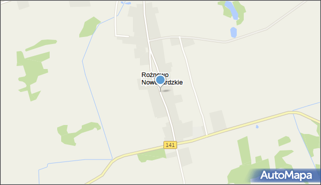 Rożnowo Nowogardzkie, Rożnowo Nowogardzkie, mapa Rożnowo Nowogardzkie