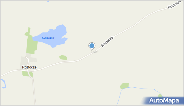 Roztocze gmina Choszczno, Roztocze, mapa Roztocze gmina Choszczno