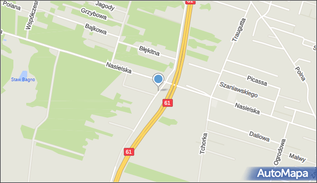 Serock powiat legionowski, Równoległa, mapa Serock powiat legionowski