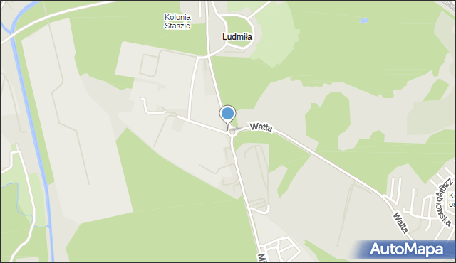 Sosnowiec, Rondo Kalabińskiego Stanisława, płk., mapa Sosnowca
