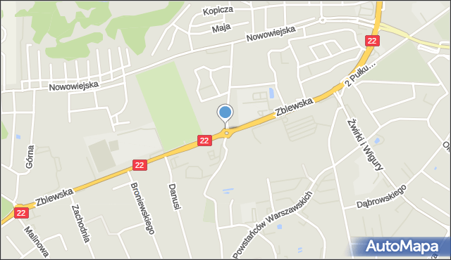 Starogard Gdański, Rondo Janowicza Bernarda, mapa Starogard Gdański