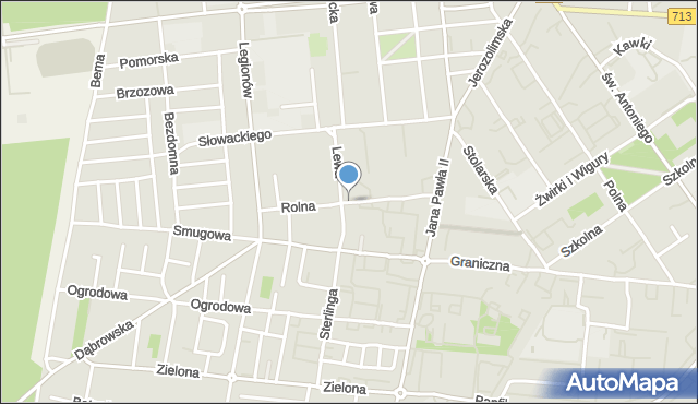 Tomaszów Mazowiecki, Rolna, mapa Tomaszów Mazowiecki