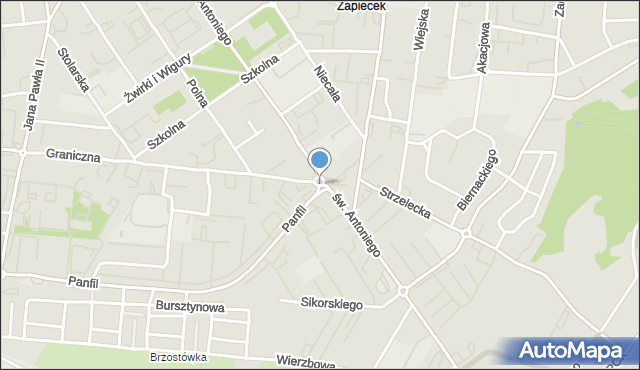 Tomaszów Mazowiecki, Rondo Tomaszowskich Olimpijczyków, mapa Tomaszów Mazowiecki
