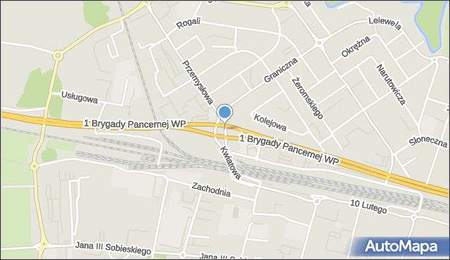Wejherowo, Rondo Solidarności, mapa Wejherowo