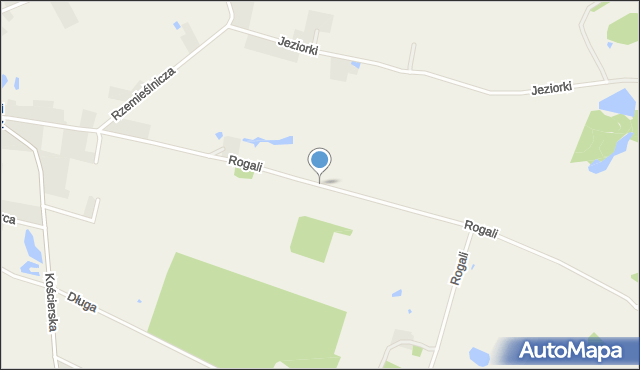 Wielki Klincz, Rogali Tomasza, mapa Wielki Klincz