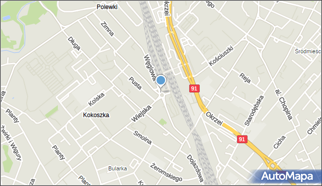 Włocławek, Rondo Kokoszka, mapa Włocławka