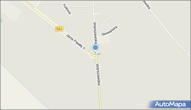 Żuromin, Rondo Solidarności, mapa Żuromin