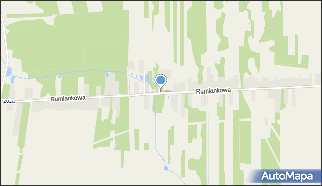 Cykarzew Północny, Rumiankowa, mapa Cykarzew Północny