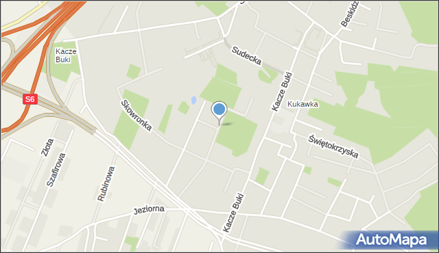 Gdynia, Rudzika, mapa Gdyni