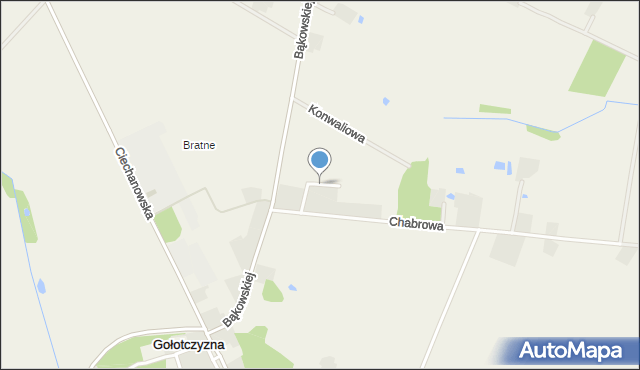 Gołotczyzna, Rumiankowa, mapa Gołotczyzna