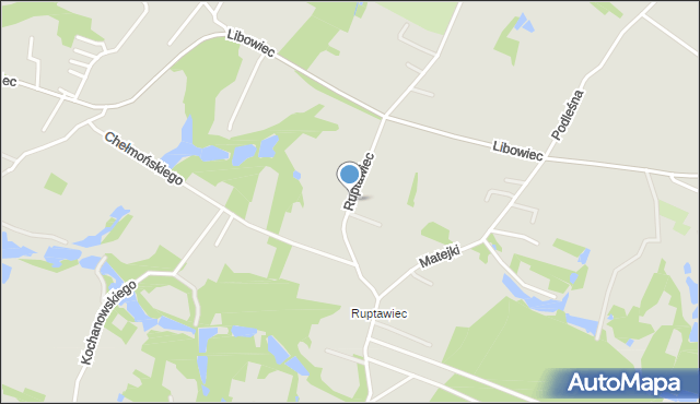 Jastrzębie-Zdrój, Ruptawiec, mapa Jastrzębie-Zdrój