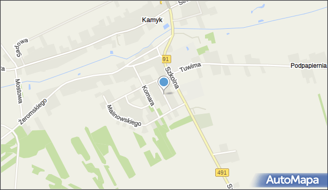 Kamyk gmina Kłobuck, Rutkiewicz Wandy, mapa Kamyk gmina Kłobuck
