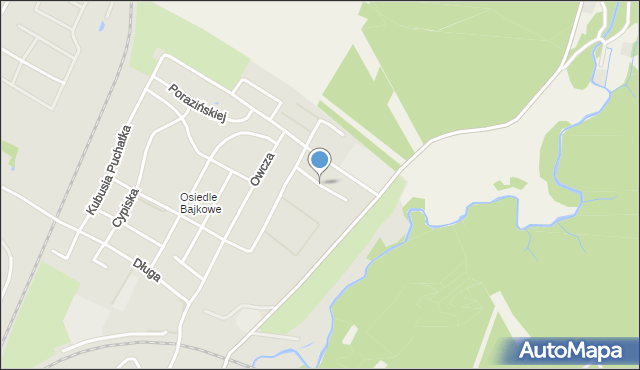 Kwidzyn, Rumcajsa, mapa Kwidzyn