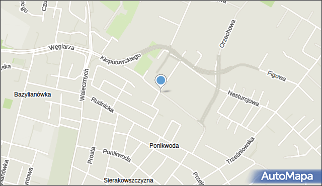 Lublin, Rumiankowa, mapa Lublina