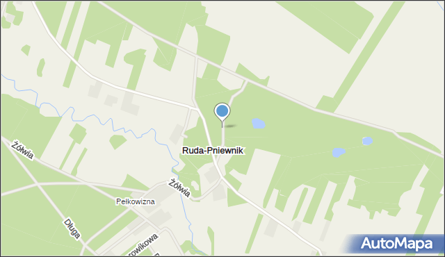 Ruda-Pniewnik, Ruda-Pniewnik, mapa Ruda-Pniewnik