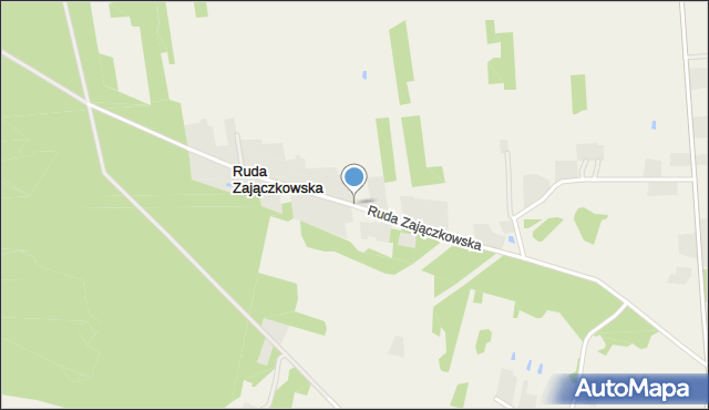 Ruda Zajączkowska, Ruda Zajączkowska, mapa Ruda Zajączkowska