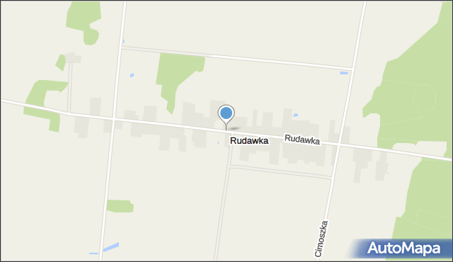 Rudawka gmina Janów, Rudawka, mapa Rudawka gmina Janów