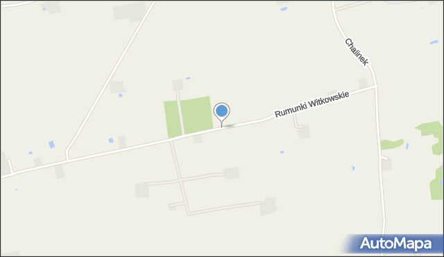Rumunki Witkowskie, Rumunki Witkowskie, mapa Rumunki Witkowskie
