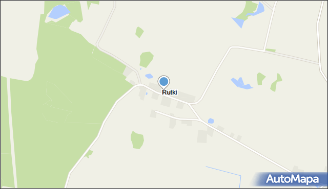 Rutki gmina Niemodlin, Rutki, mapa Rutki gmina Niemodlin