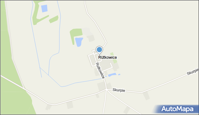 Rutkowice gmina Płośnica, Rutkowice, mapa Rutkowice gmina Płośnica