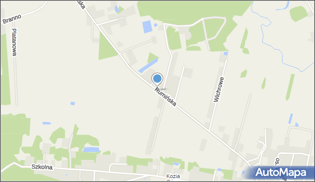 Stare Miasto powiat koniński, Rumińska, mapa Stare Miasto powiat koniński