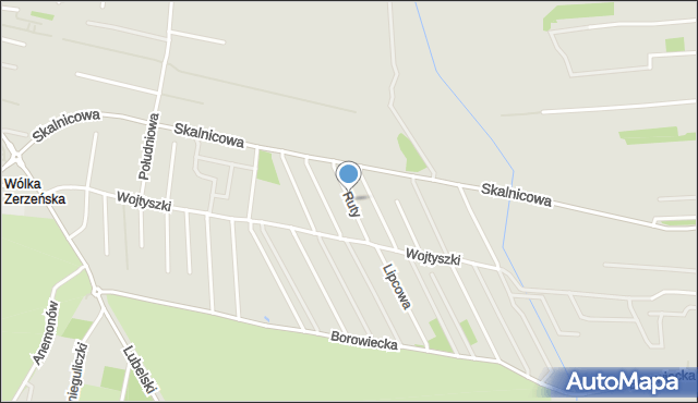 Warszawa, Ruty, mapa Warszawy