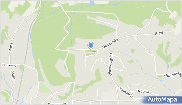 Alwernia, Rynek, mapa Alwernia