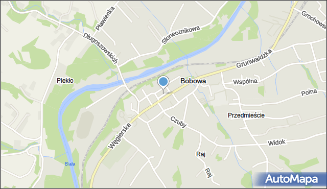 Bobowa powiat gorlicki, Rynek, mapa Bobowa powiat gorlicki