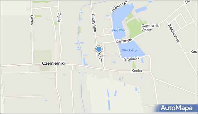 Czemierniki, Rynek, mapa Czemierniki