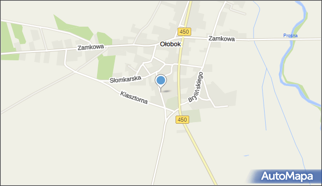 Ołobok gmina Sieroszewice, Rycerza Ratułdy, mapa Ołobok gmina Sieroszewice