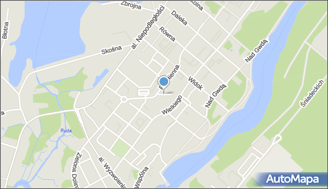 Piła, Rynek Koszycki, mapa Piły