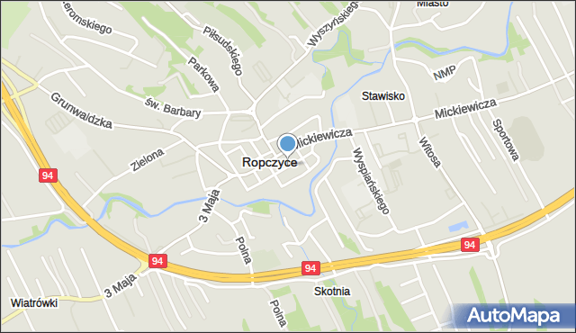 Ropczyce, Rynek, mapa Ropczyce