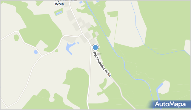 Rychnowska Wola, Rychnowska Wola, mapa Rychnowska Wola