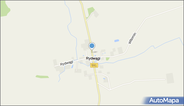 Rydwągi, Rydwągi, mapa Rydwągi