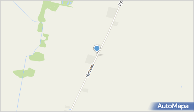 Ryszewo gmina Rogowo, Ryszewo, mapa Ryszewo gmina Rogowo